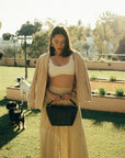 Genuine Leather Tote Bag - Handmade in Italy - 30cm Large, 20cm Height - Adjustable Handle 7-28cm - Eco-Friendly Full Grain Leather by Sook Stainable at brixbailey.com