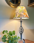 Tiger & Cheetah Jungle Velvet Steep Empire Lampshade | Handmade Ceiling Light Shade | UK