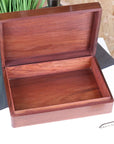 Luxury Chamring large hand carved wooden box, premium Sheesham wood with floral pattern, elegant jewelry storage, best-selling home decor by Maravi at brixbailey.com