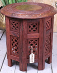 Alnif Medium Size Moroccan Side Table Sheesham Wood