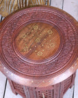 Alnif Medium Size Moroccan Side Table Sheesham Wood