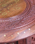 Alnif Medium Size Moroccan Side Table Sheesham Wood