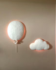 Set White Balloon and Small Cloud-0