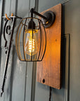Caged Wall Light Sconce