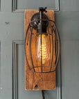 Caged Wall Light Sconce