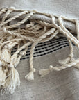 Cassis Linen Fringed Cotton Fouta