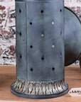 Orchha vintage railway lantern, premium colonial-style metal and glass lantern, nostalgic indoor decor, handcrafted elegant lighting by Maravi at brixbailey.com