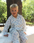 Sky Blue Leaf Pyjamas