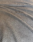 Luxury slate grey diagonal stripe cashmere throw, premium handcrafted 100% cashmere wool blanket, stylish oversized home decor by Wildash London at brixbailey.com