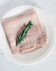 Stone Washed Linen Cocktail Napkin