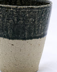 Blunero Quadra Milled Stoneware Tall Handmade Ceramic Cup
