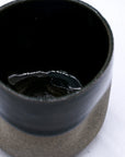 Verde Goccio Handmade Ceramic Smoked Grey Stoneware Short Cup