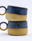 Blunero Perugia Handmade Stoneware Ceramic Mug