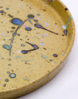 23 cm Oliva Stoneware Handmade Ceramic Dinner Plate