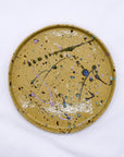 23 cm Oliva Stoneware Handmade Ceramic Dinner Plate