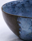 Large Smoked Grey Cold Aegean Fade Handmade Ceramic Stoneware Dinner Bowl