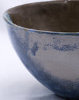 Large Stone Reef Blue Handmade Ceramic Stoneware Dinner Bowl