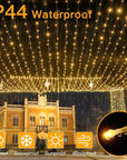 10M-100M Christmas Lights Outdoor LED Fairy String Lights