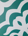 Luxury Isla turquoise porcelain floor tile, stylish Moroccan-inspired boho chic design, premium indoor-outdoor R11 anti-slip, 20x20cm by Maria Starling Design at brixbailey.com