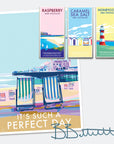 It's Such a Perfect Day Vintage Seaside Quote Poster