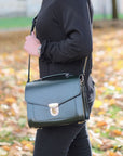 Executive Handmade Leather Sugarcube Grande - British Racing Green