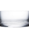 A Crystal Ice Dish with Spears Design