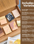 Soap Sampler Gift Set | 8 x 25g Mini Travel Soaps | Natural Handcrafted Letterbox Gift | Vegan, Plastic-Free Skincare