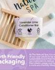 Lavender & Lime Solid Conditioner Bar | Natural Hair Conditioner for All Hair Types | Vegan, Plastic-Free Hair Care