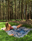 Let It Be' Woven Picnic Rug / Throw