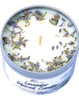 Lavender Crystal Infused Scented Candle - The Incense Collection