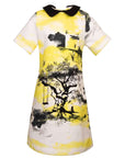 Kids A-line Dress with Enchanted Print