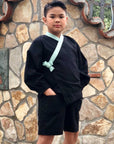 Kids Kimono Jacket in Organic Cotton