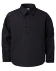 Kids Black Tunic with Panda Embroidery