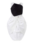 Ladybug Embroidered White Dress — Organic Cotton Heirloom for Girls