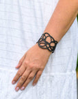 Infinity Reclaimed Rubber Inner Tube Bracelet-0