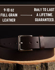 The Long Haul Belt - Brown Classic 100% Real Leather Belt