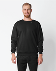 Organic Cotton Sweatshirt with Embroidered Collar