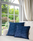 Cool Coral - Velvet Cushion