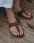 Islander Thong Leather Sandals-0