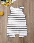 Adorable Baby Rompers for Boys & Girls - Soft Cotton Blend, Striped Design - Perfect for Playtime & Everyday Wear by Baby Lamby at brixbailey.com