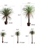 Moroccan Artificial Palm Tree In Pot