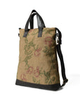 Urban Explorer: Leather & Canvas Tote Bag
