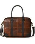 Cow Waxy Leather Laptop Bag
