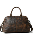 Elegance with the Cow Waxy Leather Travel Bag