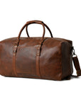 Voyage in Style with Cow Waxy Leather Travel Bag