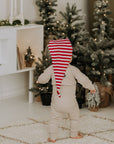 Jolly Striped Holiday Elf Hat