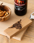 Highland Cow Beech Bottle Opener