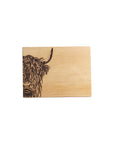 Highland Cow Beech Bar Board