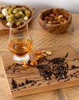 Scenic Highland Cow Beech Bar Board