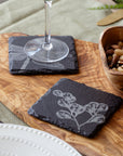 Flora Single Slate Coaster